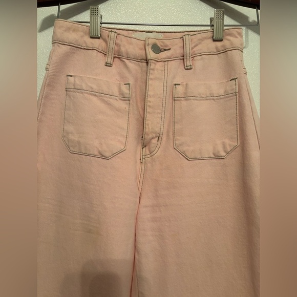 Rolla’s Sailor Pink High Rise Wide-Leg Jeans 24 - Picture 5 of 10